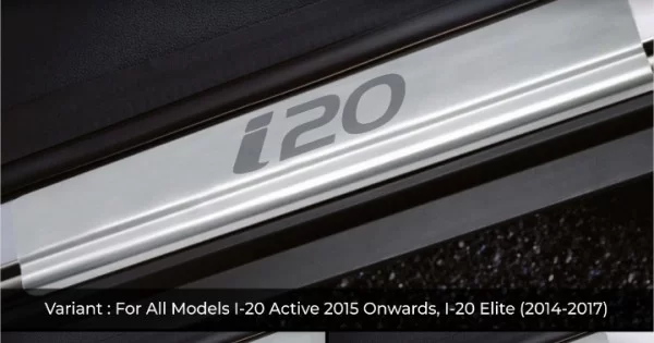 Buy Hyundai i20 Elite Stainless Steel Foot Step Car Accessories